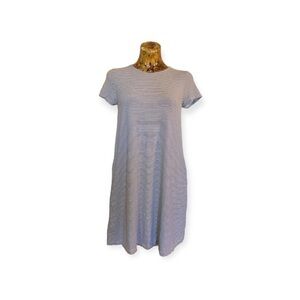 United by Blue dress XS striped white black short sleeve
